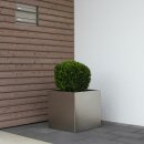 Plant Pot CUBO 30 Stainless Steel brushed