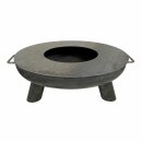 Fire bowl set 70 steel - fire bowl, grill ring and lid