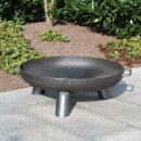 Fire bowl set 80 steel - fire bowl, grill ring and lid