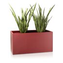 Plant Trough VISIO 50 Fibreglass red matt