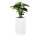 Planter TORRE 60 Fibreglass white matt