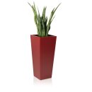 Planter LAVIA 90 Fibreglass red matt