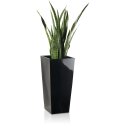 Planter LAVIA 70 Fibreglass black glossy