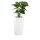 Planter LAVIA 70 Fibreglass white glossy