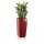 Flower Pot LAVIA 70 Fibreglass red glossy