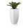 Planter TARRO ALTO 90 Fibreglass white matt