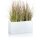 Plant Trough VISIO 30 Fibreglass white glossy