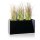 Plant Trough VISIO 40 Fibreglass black glossy