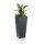 Plant Pot LAVIA 70 Fibreglass charcoal grey matt