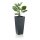 Plant Pot LAVIA 90 Fibreglass charcoal grey matt
