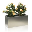 Plant Trough VISIO 50 Stainless Steel brushed