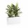 Plant Trough VISIO 30 Fibreglass white matt