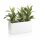 Plant Trough VISIO 40 Fibreglass white matt