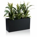 Plant Trough VISIO 40 Fibreglass black matt